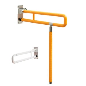 Barre d'appui de salle de bain Jinbaolai en plastique et acier inoxydable, capacité de charge 600 kg, antidérapante, pour la sécurité des personnes âgées - Product Image 1