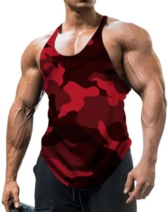 Uomo <span class=keywords><strong>Bodybuilding</strong></span> top senza maniche allenamento <span class=keywords><strong>Fitness</strong></span> canottiere canottiere Oversize canotte di nuova moda - Product Image 2