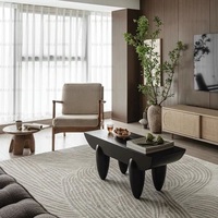 Table basse ronde Convertible pour salon