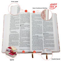 Couverture de Bible avec broderie florale personnalisée sur commande, personnalisation en petite série de 1 à 500 pièces, livraison rapide, livre biblique