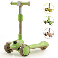 Haute qualité 3 roues PU Light-Up aluminium pliable Kick Scooter moderne de luxe bon pour une utilisation en extérieur jouet pour enfants garçons filles