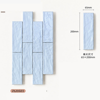Carreaux de grès cérame vintage français, finition coquille antidérapante 125x125 et carreaux muraux longs blanc crème 65x200, pour cuisine et salle de bain, vente en gros