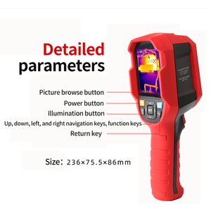 UNI-T UTI260B <b>Thermal</b> <b>Imaging</b> <b>Camera</b> 256*192 Pixels Industrial Detection Circuit <b>Thermal</b> <b>Imager</b> Floor Heating Pipe Test OEM UTi2 - Product Image 3
