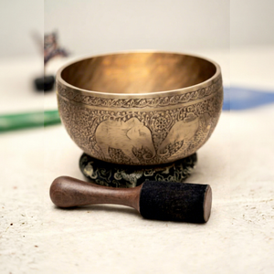Bol chantant professionnel en bronze pour la thérapie sonore et le bien-être émotionnel - Product Image 1