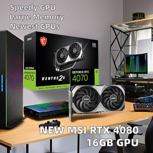 适用于MSI GeForce RTX 4070 12GB二手显卡，适用于电脑和笔记本电脑256位内存接口风扇冷却器，适用于桌面应用 - Product Image 2
