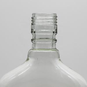 Großhandel Fancy Custom Empty 500ml Glas Schnaps flasche für alkoholische Getränke Saft Getränke Wein Whisky mit Schraub verschluss - Product Image 5