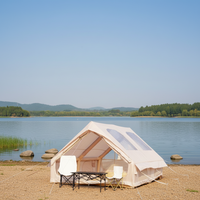 Nouvelle Arrivée Tente Gonflable de Luxe pour Camping en Plein Air, Imperméable, Personnalisée en Usine, pour Toute la Famille, avec Pompe Intégrée