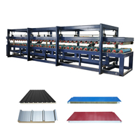 Ligne de production automatique de panneaux sandwich en laine de roche Z-Lock