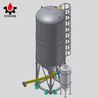 Silo à ciment boulonné personnalisable à prix d'usine DOM avec pompe électrique contrôlée par PLC pour centrale à béton de construction
