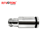 Connecteur coaxial RF WTR400 400 (Rf) en cuivre PTFE, type N femelle à sertir pour câble RG8, en stock, directement de l'usine