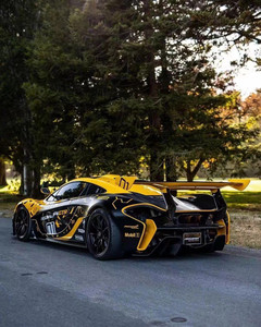 ชุดแต่งคาร์บอนไฟเบอร์ McLaren P1 สไตล์ GTR สำหรับกันชนหน้าและหลัง สภาพใหม่ - Product Image 6