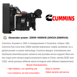 Vente chaude 50kw silencieux cummins diesel groupe électrogène 60hz 230v sortie ca 220v tension nominale 1800 tr/min vitesse Ats disponible 3 phases - Product Image 5