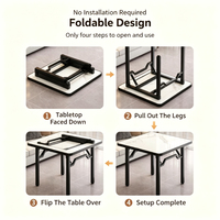 Table pliante, table à manger, petite table domestique pour manger, table spéciale pour jeu de dominos, table chauffante, table de vente ambulante