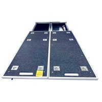 Système de tiroirs de rangement arrière coulissant léger et antirouille pour benne de pick-up, idéal pour le camping en extérieur