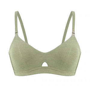 JOGOGO <span class=keywords><strong>Reggiseno</strong></span> Senza Ferretto Personalizzabile Stile Francese con Apertura Frontale, in <span class=keywords><strong>Cotone</strong></span> Organico Morbido e Traspirante, <span class=keywords><strong>Push</strong></span>-<span class=keywords><strong>up</strong></span> Wireless - Product Image 1