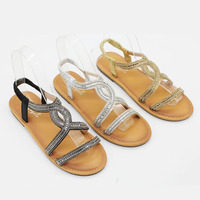 Sandales de luxe d'été pour femmes, nouveau style, sandales décontractées à fond plat, chaussures de plage pour dames, pantoufles, 2022