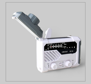 <span class=keywords><strong>Radio</strong></span> portable 2000 mAh avec diffusion météo WB, AM/FM, lampe torche solaire, <span class=keywords><strong>dynamo</strong></span> d'urgence, batterie externe et <span class=keywords><strong>radio</strong></span> SOS - Product Image 5