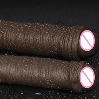 Housse de pénis Dragon Condoms pour hommes, manchon de pénis en silicone réutilisable, creux, avec sangle, pour hommes, préservatif LM-D812