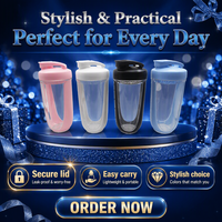 Bouteille d'eau en plastique sans BPA FX Factory, best-seller, 400 ml, shaker, gourde de sport pour la gym