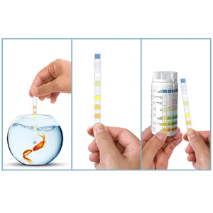 Kit de test d'eau pour aquarium, bandes de poissons, betta tropical à 7 voies, pour poissons d'eau salée, tortues agricoles, coraux, animaux de compagnie à la ferme