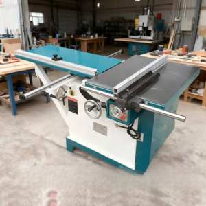 Scie circulaire à table coulissante inclinable radiale pour la coupe du bois à 45/90 degrés - Product Image 3