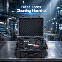 Mesin Pembersih Laser Serat Portabel Berkinerja Tinggi 100W 200W 300W 500W Mesin Pembersih Laser Kayu Tipe Koper