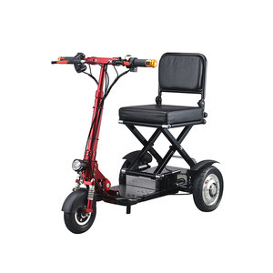 Topmedi 3 ruedas plegable de la movilidad eléctrica Scooter para adultos mayores - Product Image 2