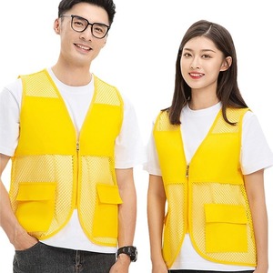 Customized Volunteer Vest <b>Fishnet</b> Multi Pocket Polyester Fiber Daily Use Men Outdoor Sports - Product Image 3