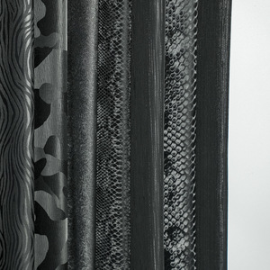 All Kinds of Textured <strong>PU</strong> <strong>Leather</strong> Black Anti-Mildew for Decorating Shoes Clothing Garment Hats - Product Image 5