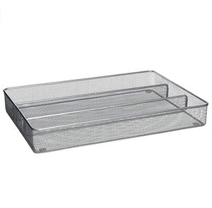Organisateur de <span class=keywords><strong>tiroir</strong></span> en maille métallique Organisateur de couverts Support d'argenterie Cuisine Ustensiles de cuisine Plateau pour <span class=keywords><strong>tiroir</strong></span> - Product Image 4