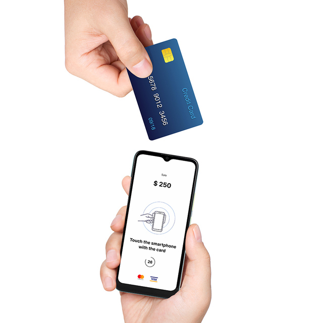 Customized NFC Smartphone Android T606 6+128GB 720*1600IPS 4600mAh Handheld Payment Terminal