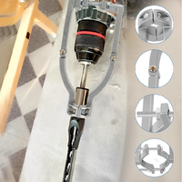 Perceuse à mortaiser électrique 220V en acier à haute teneur en carbone, support de perceuse à trous carrés noirs