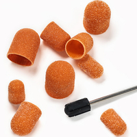 Pédicure soins polissage bloc de sable pied cuticule enlever outil plastique Nail Art perceuse bouchons de ponçage