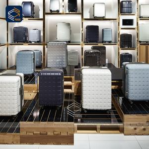 Soporte de exhibición para tienda de equipaje, estante de exhibición de maleta personalizado, bolsa de viaje, accesorios de sala de exposición, muebles de exhibición de equipaje al por menor - Product Image 1