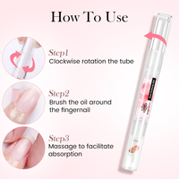 BORN PRETTY 5ml stylo à huile pour cuticules non gras pour nourrir la peau logo personnalisé traitement de manucure huile pour cuticules revitalisante pour le soin des ongles