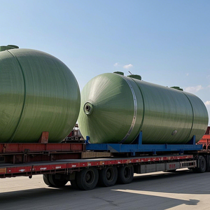 Réservoir de stockage chimique de fibre de verre de Frp Grp pour les usines industrielles, réservoir de stockage durable et fiable d'huile comestible de ss - Product Image 4