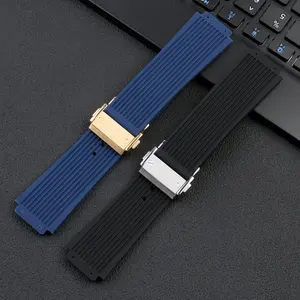 <span class=keywords><strong>Correa</strong></span> de <span class=keywords><strong>Reloj</strong></span> 2026 para <span class=keywords><strong>Reloj</strong></span> <span class=keywords><strong>Hublot</strong></span> Classic Fusion para Hombre, <span class=keywords><strong>Correa</strong></span> de Goma Grande, Boca Convexa de 26x19 mm, Cadena de <span class=keywords><strong>Reloj</strong></span> 3A - Product Image 3