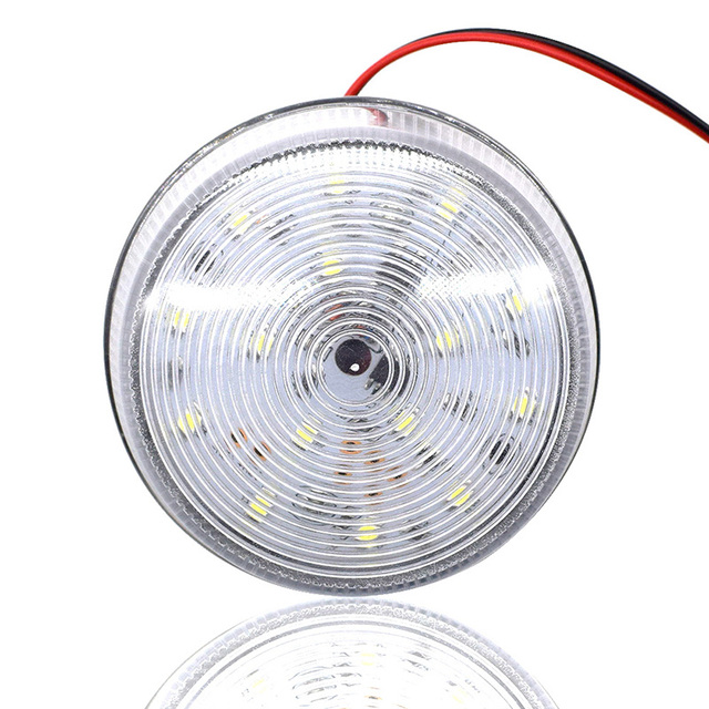 Alarm System LED Mini Strobe Light 12V/24V Flashing 120 Flashes/Minute for Home & Vehicle Warning