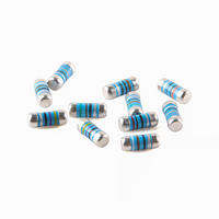 Melf SMD Metallfilm-Widerstand Blaue Beschichtung Mehrfarbiger Ring Anti-Vibration RoHS für Automobilsteuermodul Großmengen Stabile Lieferung