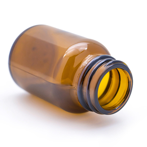 Bottiglia per Reagenti in Vetro Ambrato a Bocca Larga - <span class=keywords><strong>500</strong></span> <span class=keywords><strong>ml</strong></span>, Contenitore da Laboratorio Resistente alla Corrosione Chimica. - Product Image 3