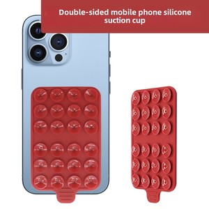 Bán Chạy Nhất Hai Mặt Silicone Hút Cup Chủ Di Động Điện Thoại Di Động Trường Hợp Người Lười Biếng Các Tính NĂNG Hàng Đầu Đánh Giá Cao Su - Product Image 3