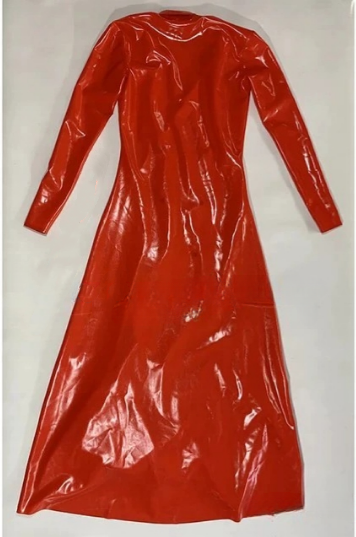red and black latex dress Justine dress – Jane Doe Latex main image 1