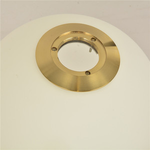 Lampada a ciondolo nordico moderno ristorante luce sospesa a soffitto bianco fantasia sfera di vetro lampada a sospensione <span class=keywords><strong>per</strong></span> camera da pranzo Hotel comodino - Product Image 4