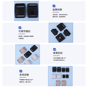 Hebillas de Plástico, Cierres a Presión, Accesorios para Bolsos, Hebillas de Seguridad para Cascos, Correas, Cordones, Hebillas para Riñoneras - Product Image 1