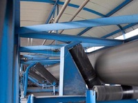 Poulie d'entraînement de tambour en caoutchouc pour convoyeur à bande, certifiée ISO, anti-corrosion, résistante à la chaleur et durable, pour la manutention de matériaux en vrac