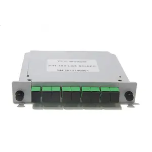 Produzione in fabbrica SC LC APC UPC 1x8 1x16 1x32 1x64 cassetta fibra ottica splitter di distribuzione PLC Splitter per FTTH FTTx