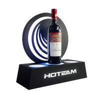 Nouvelle Arrivée d'Usine : Présentoir LED en Acrylique Personnalisé à Motif Flamme pour Bouteilles de Vin – Support Glorificateur et Étagère