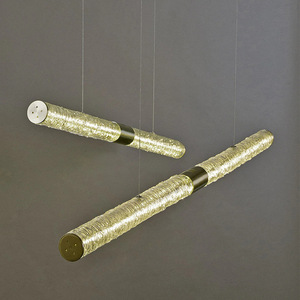 Modern Minimalist Luxury Dining Room Pendant <b>Light</b> Nordic Design Style Long Glass <b>Panel</b> for Study/Bar Counter/Office/Showroom - Product Image 2