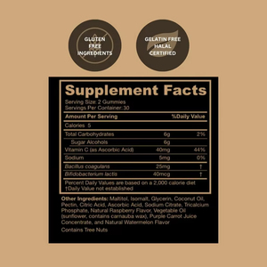 Etiqueta privada Balance Gummy Suplementos de hierbas femeninas Probióticos y vitamina C Suplemento de gomitas Mejora el soporte del sistema inmunológico - Product Image 2