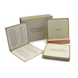 Caja de Cartón Laminada de Alta Calidad con Mensaje Positivo Impreso Personalizado, Juego de Tarjetas de Afirmación de Autodescubrimiento con Soporte - Product Image 3